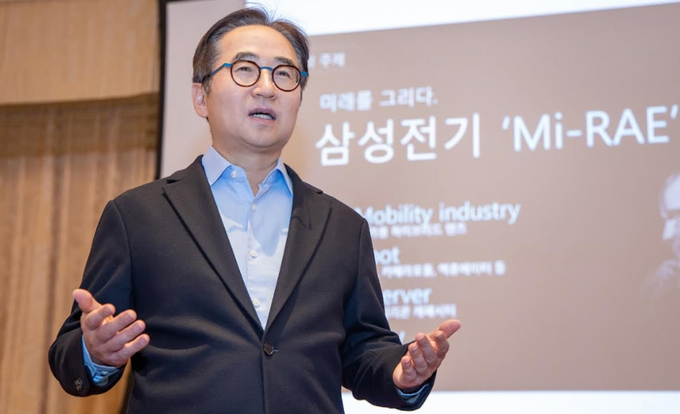 [CES 2025] 장덕현 삼성전기 사장 "자동차 고객사 다수 미팅…전장·AI 논의"