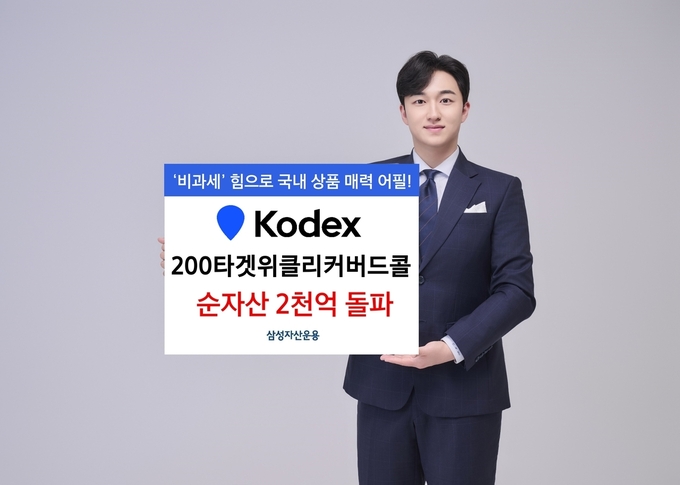 삼성운용, ‘KODEX 200타겟위클리커버드콜’ 순자산 2000억 돌파